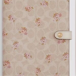 Coach Floral Patterned Notebook Cover Refillable